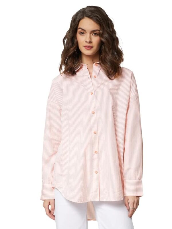 Girls Full Sleeve Collared Neck Button Down