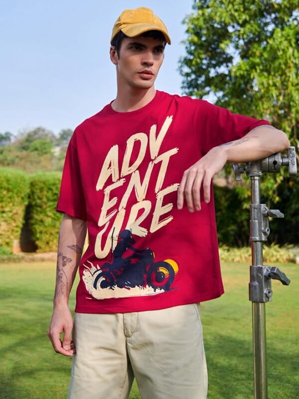 Men's Graphic Print Oversized Fit - Image 2